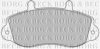 BORG & BECK BBP1638 Brake Pad Set, disc brake